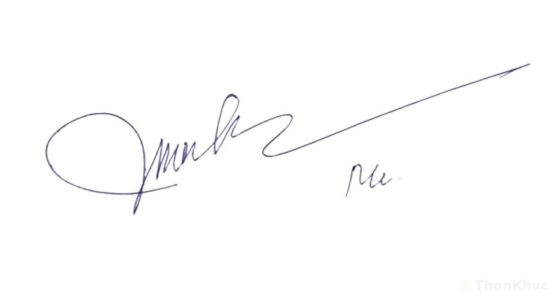 Chữ ký tên Minh mẫu 10