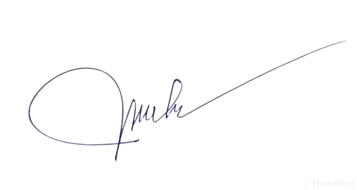 Chữ ký tên Minh mẫu 7