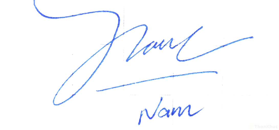 Chữ ký tên Nam mẫu 7
