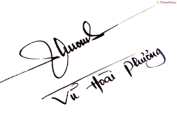 Chữ ký tên Phương mẫu 2