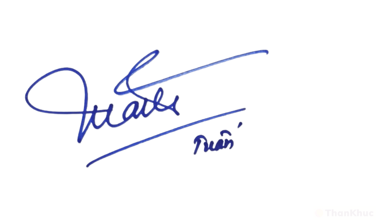 Chữ ký tên Tuấn, Tuân mẫu 19