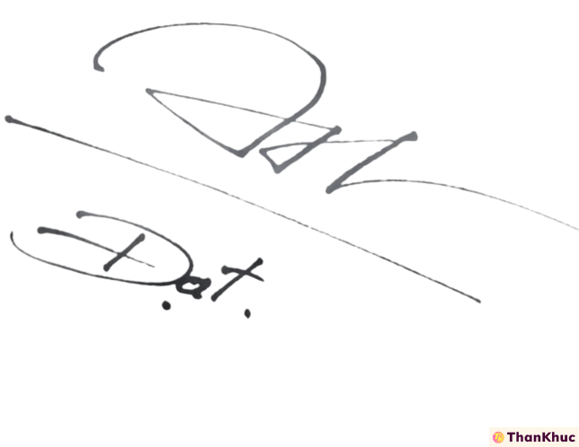 Chữ ký tên Đạt - Mẫu 7
