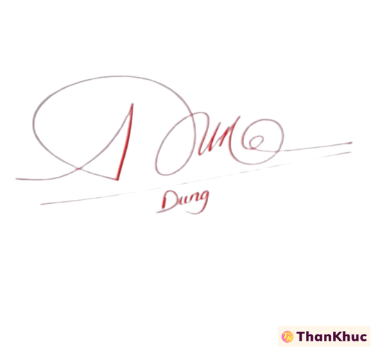 Chữ ký tên Dung, Dũng - Mẫu 12