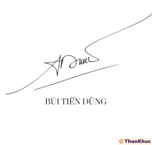 Chữ ký tên Dung, Dũng - Mẫu 5