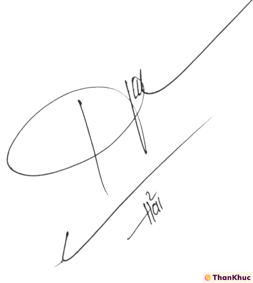 Chữ ký tên Hải - Mẫu 7