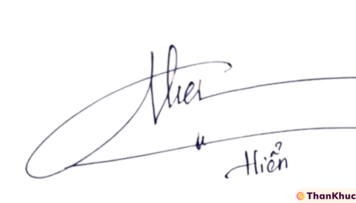 Chữ ký tên Hiền, Hiên - Mẫu 11
