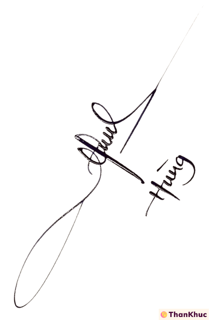 Chữ ký tên Hùng - Hưng - Mẫu 1