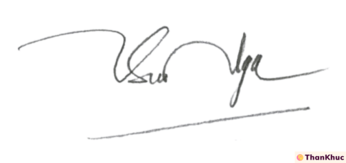 Chữ ký tên Nga - Mẫu 12