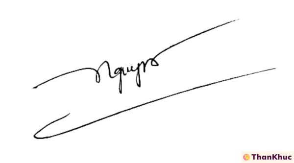 Chữ ký tên Nguyên - Mẫu 7