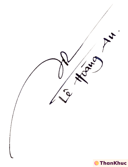 Chữ ký tên An, Ân - Mẫu 3