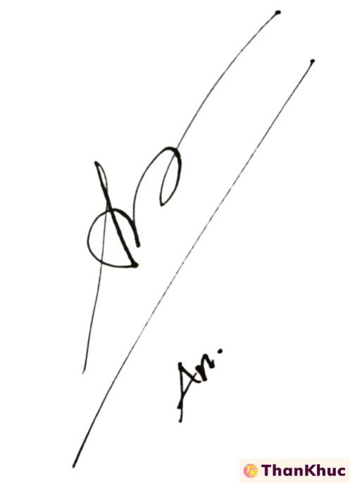 Chữ ký tên An, Ân - Mẫu 9