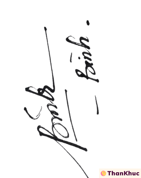 Chữ ký tên Bình - Mẫu 9