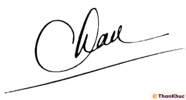 Chữ ký tên Châu - Mẫu 9