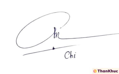 Chữ ký tên Chi - Mẫu 1