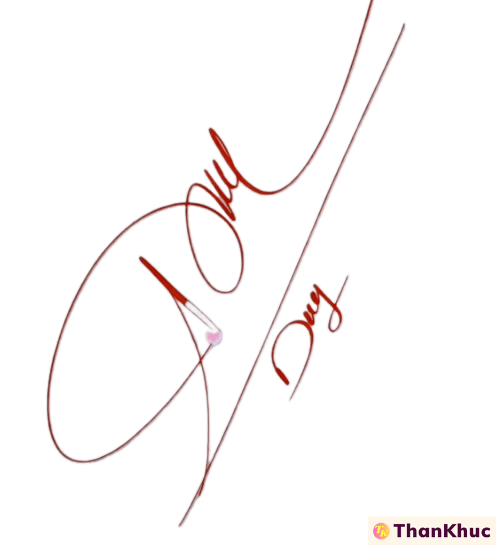 Chữ ký tên Duy - Mẫu 1