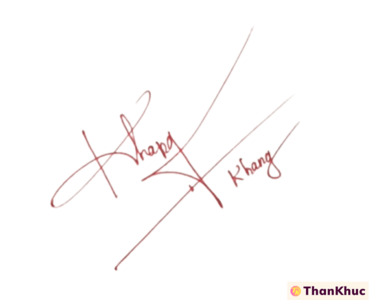 Chữ ký tên Khang - Mẫu 11