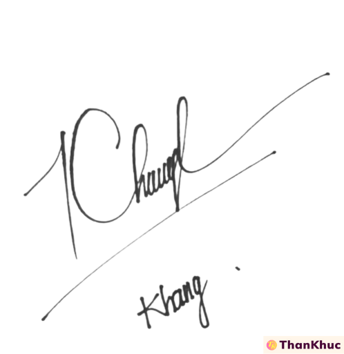 Chữ ký tên Khang - Mẫu 4