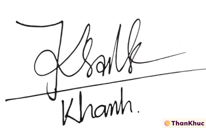 Chữ ký tên Khánh, Khanh mẫu 9