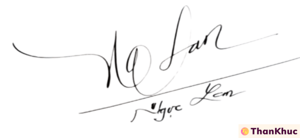 Chữ ký tên Lan - Mẫu 12