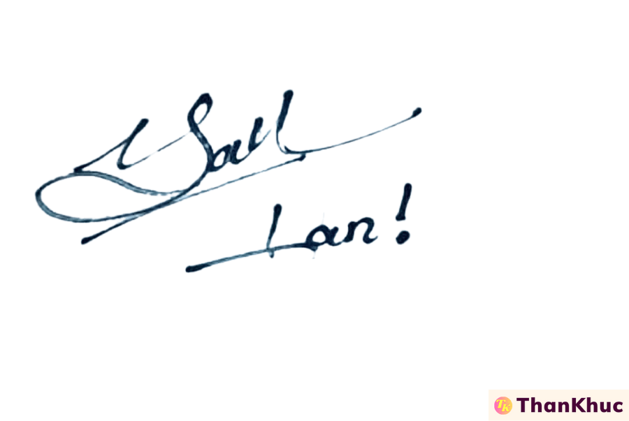 Chữ ký tên Lan - Mẫu 13
