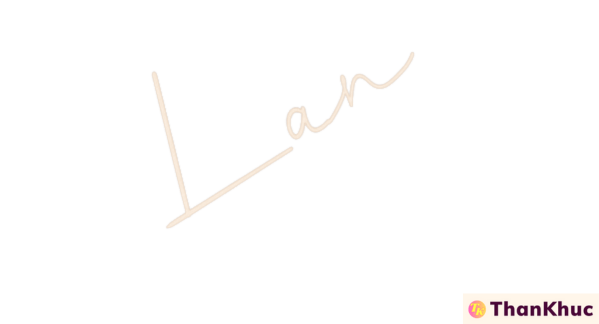 Chữ ký tên Lan - Mẫu 5