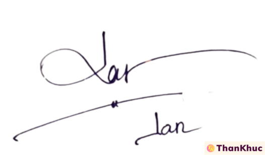 Chữ ký tên Lan - Mẫu 8