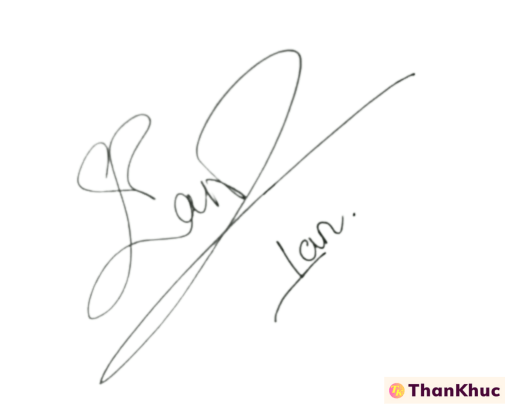 Chữ ký tên Lan - Mẫu 9