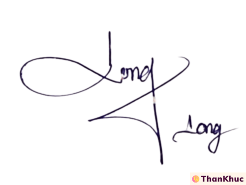 Chữ ký đẹp tên Long - Mẫu 3