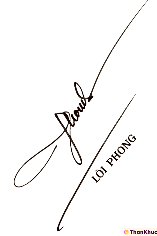 Chữ ký đẹp tên Phong - Mẫu 1
