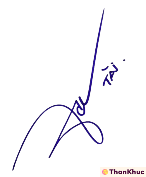 Chữ ký tên Tài - Mẫu 2
