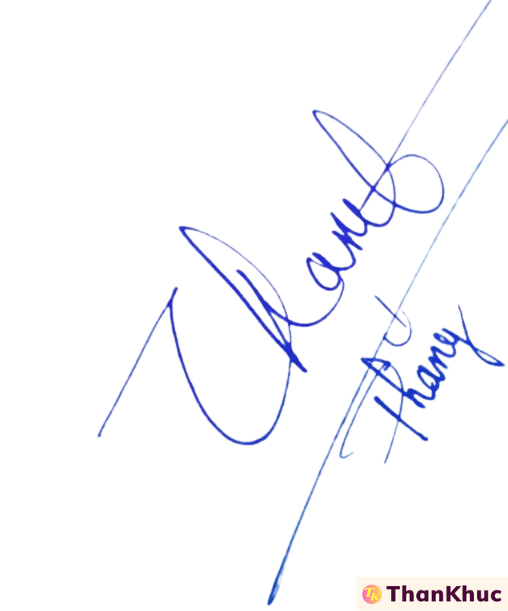 Chữ ký tên Thắng - Mẫu 6