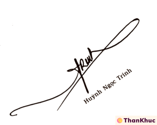 Chữ ký tên Trinh - Mẫu 1