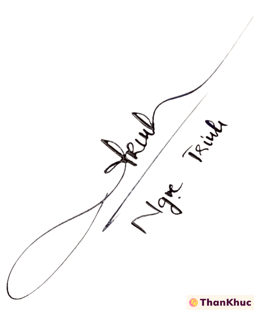 Chữ ký tên Trinh - Mẫu 4