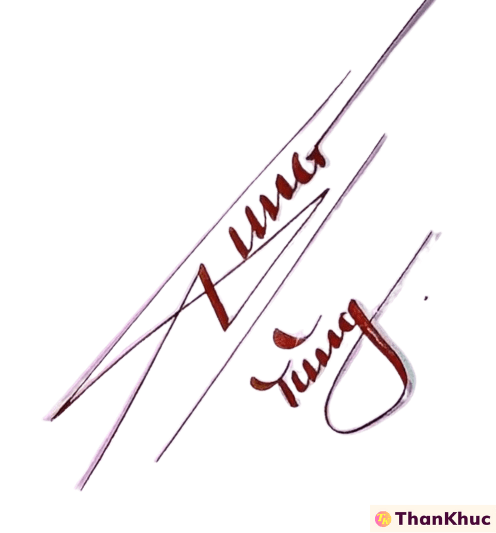 Chữ ký tên Tùng - Mẫu 9