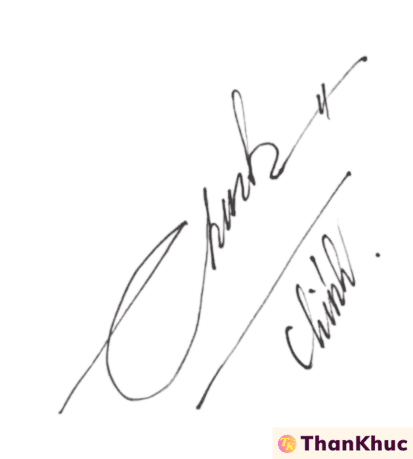 Chữ ký tên Chinh - Mẫu 2