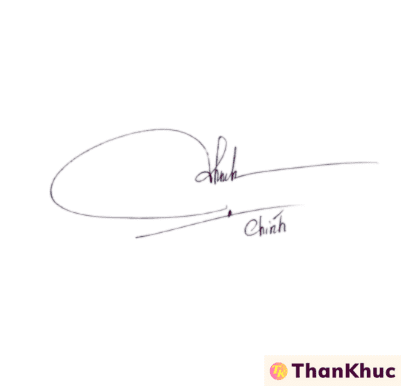 Chữ ký tên Chinh - Mẫu 6