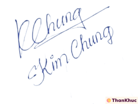 Chữ ký tên Chung - Mẫu 7