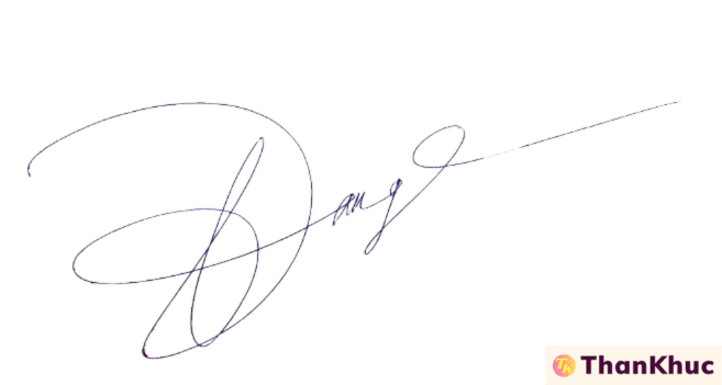 Chữ ký tên Đăng - Mẫu 14