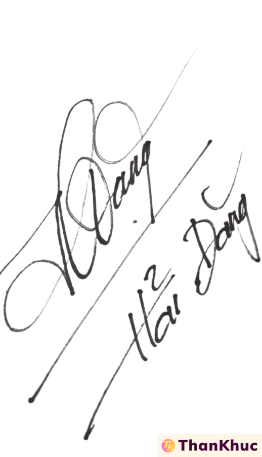 Chữ ký tên Đăng - Mẫu 16