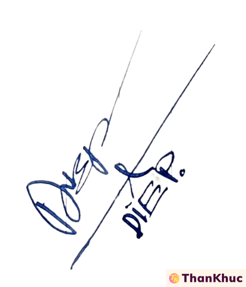 Chữ ký tên Diệp, Điệp - Mẫu 10