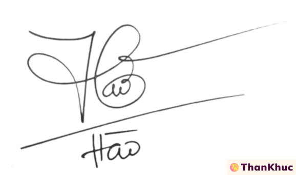 Chữ ký tên Hào - Mẫu 13