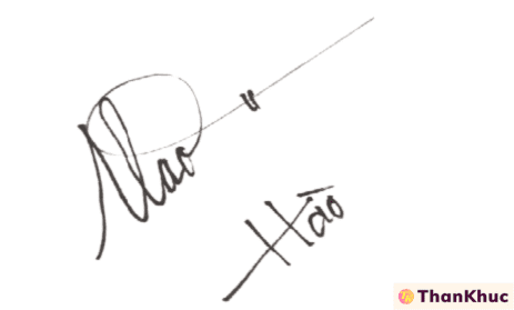 Chữ ký tên Hào - Mẫu 6