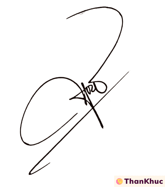 Chữ ký tên Hiệp - Mẫu 1