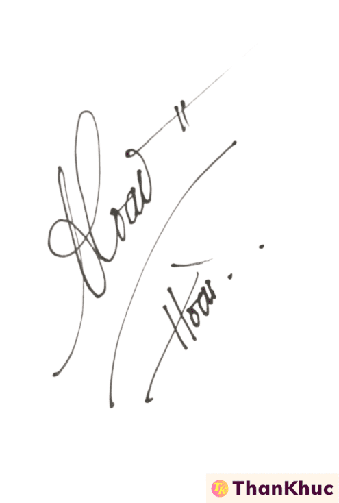 Chữ ký tên Hoài - Mẫu 3