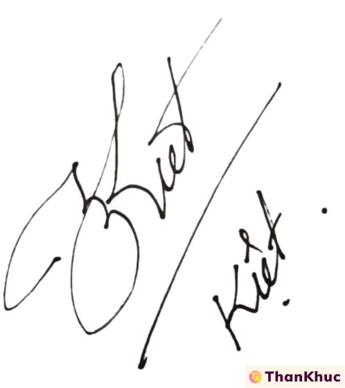 Chữ ký tên Kiệt - Mẫu 8