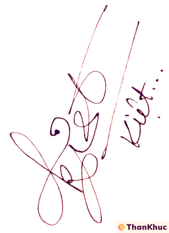 Chữ ký tên Kiệt - Mẫu 9