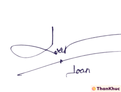 Chữ ký tên Loan - Mẫu 5