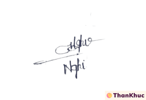 Chữ ký tên Nghi - Mẫu 3