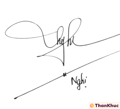 Chữ ký tên Nghi - Mẫu 4