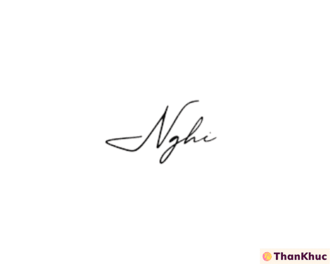 Chữ ký tên Nghi - Mẫu 6